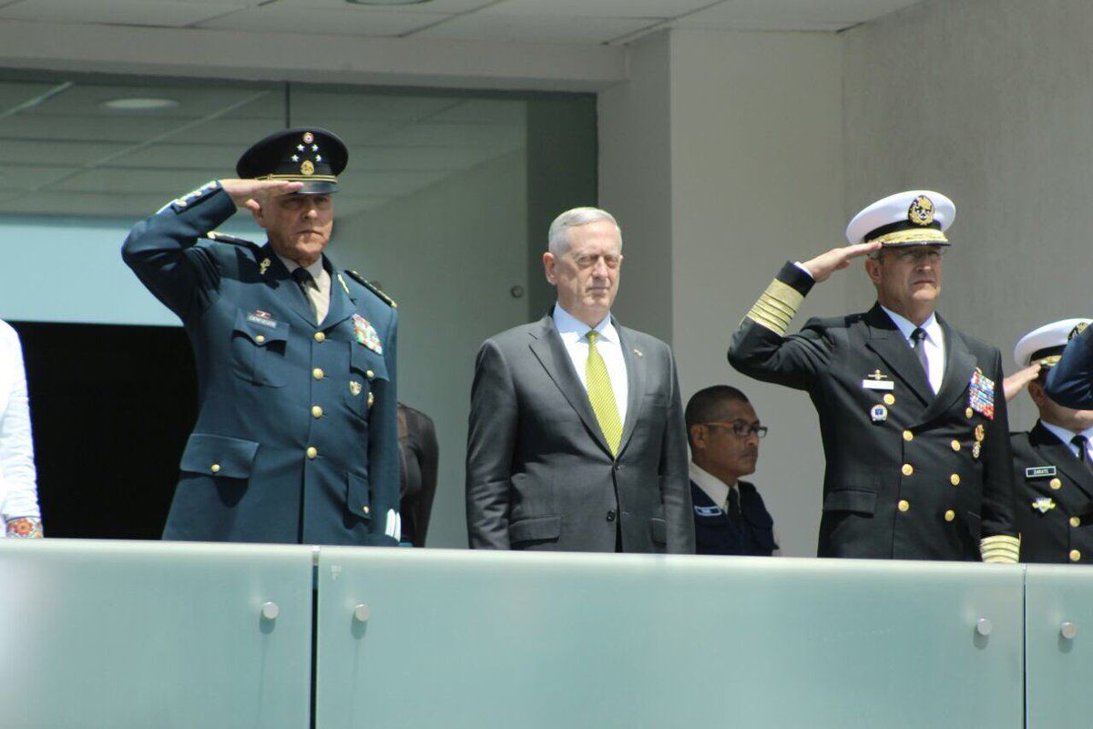 Fuerzas Armadas reciben a James Mattis por fiestas patrias - james-mattis-mexico2
