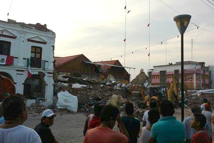 #Video Sismo causa devastación en Juchitán