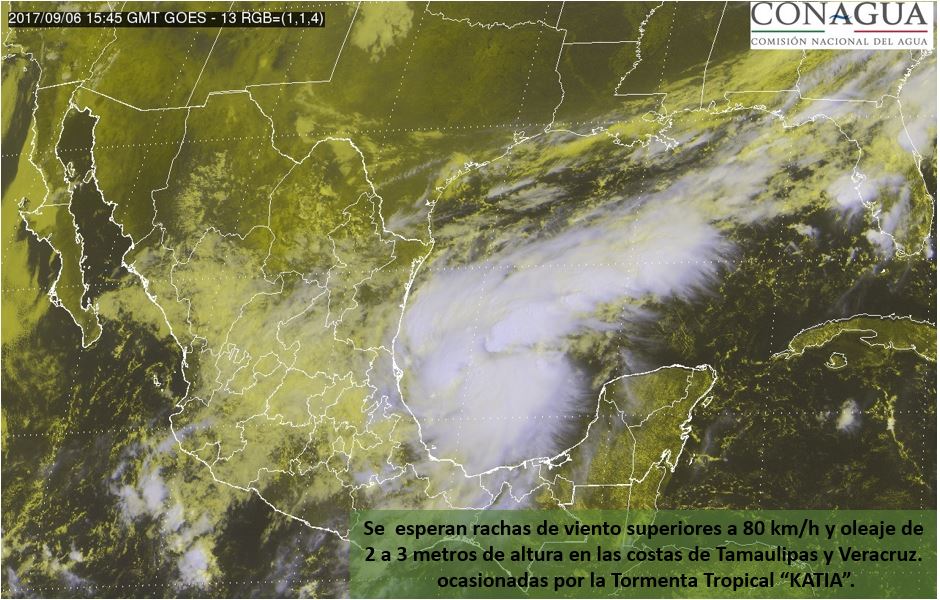Protección Civil pide atender recomendaciones por Katia