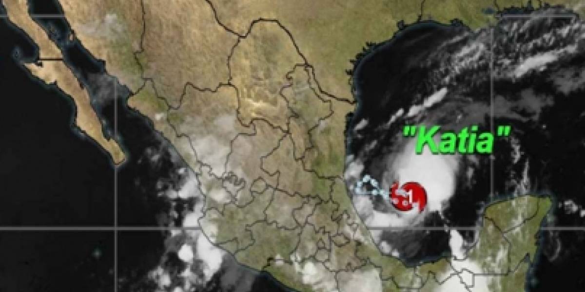 Declaran emergencia en 11 municipios de Veracruz por Katia