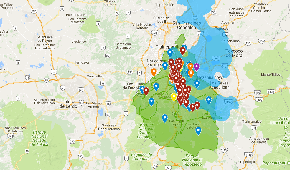 Más riesgo de derrumbe si se vive sobre el viejo lago