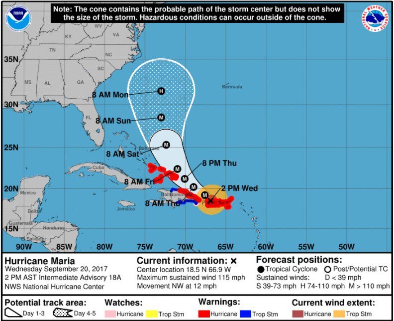 El ojo del huracán de María deja Puerto Rico - maria-33