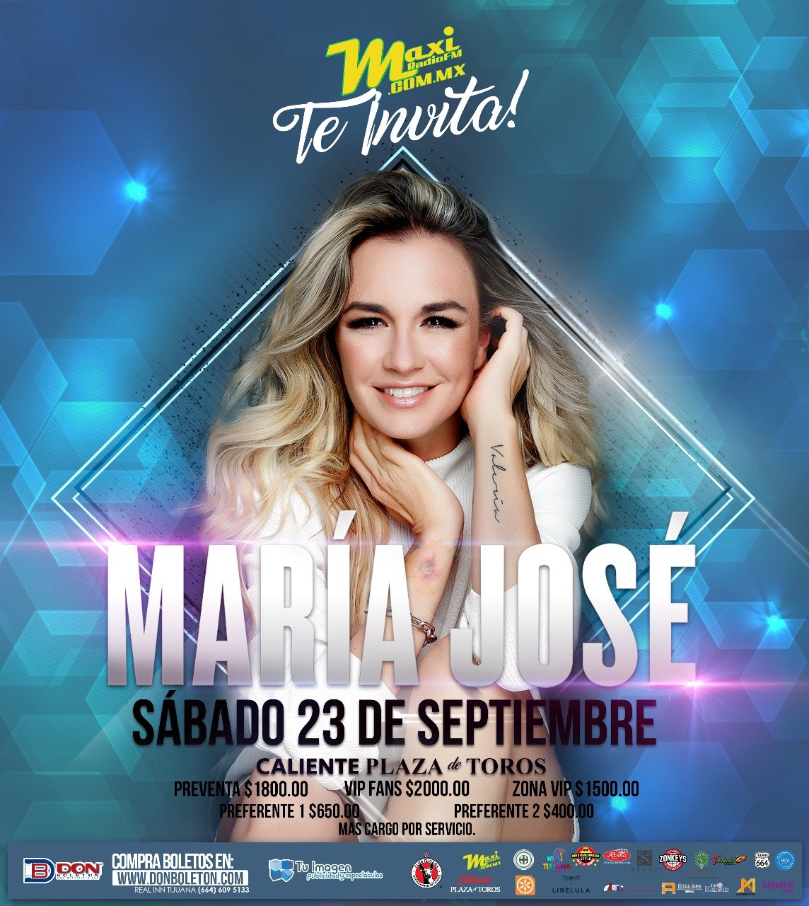 María José canjeará boletos por donativos en especie - maria-jose-