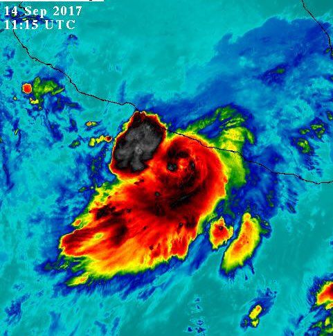 Max se convierte en huracán. Tocará tierra en Guerrero - max