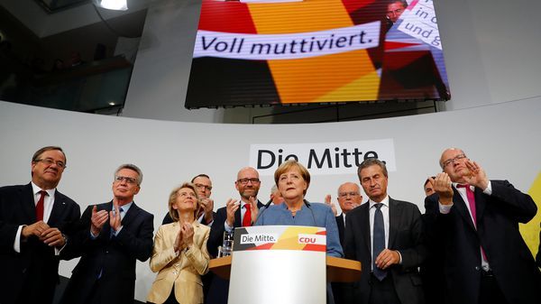 Merkel gana elecciones en Alemania