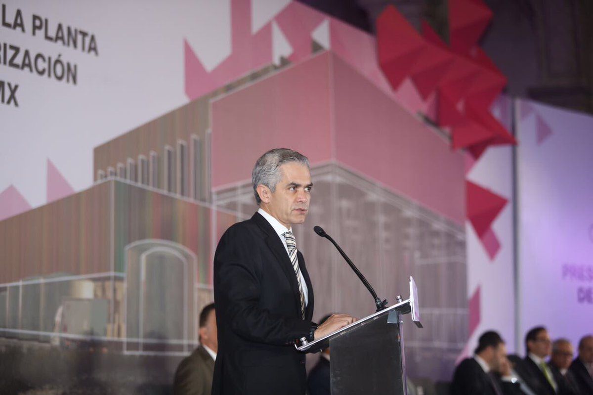 Presentan la planta de termovalorización 'El Sarape' - miguel-angel-mancera