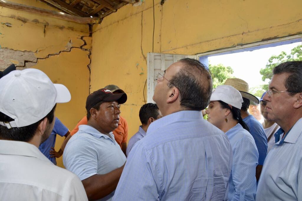 Hay más de 40 mil casas dañadas en Chiapas: Navarrete Prida