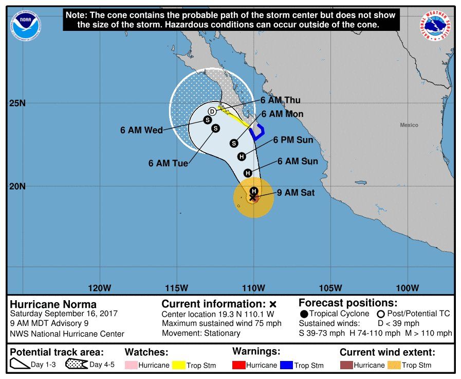 Norma provoca lluvias, vientos y oleaje en BCS - norma2
