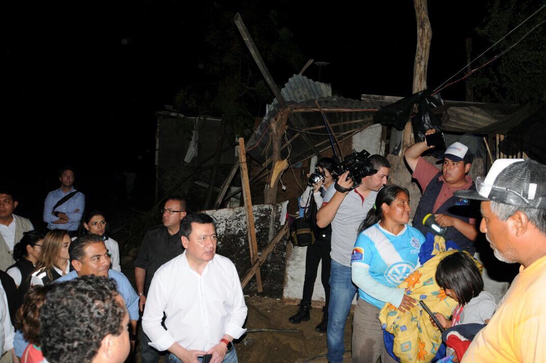 Osorio Chong encabeza reunión para evaluación de daños por Lidia