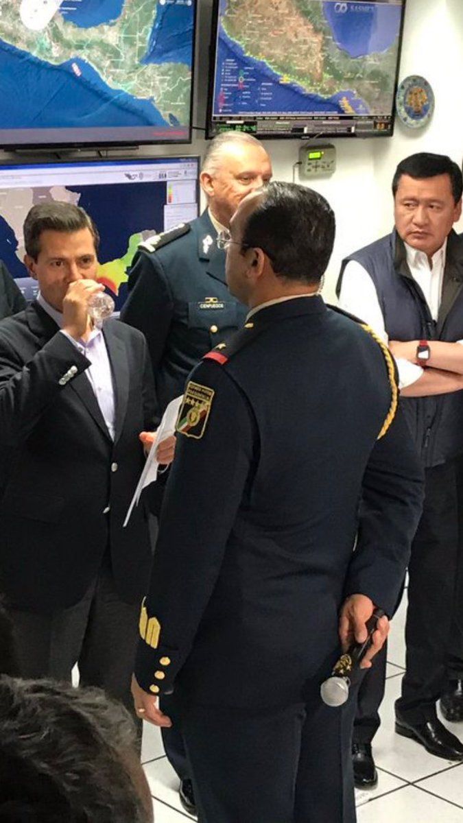 Peña Nieto encabeza evaluación de daños tras sismo - peña-nieto-conapred