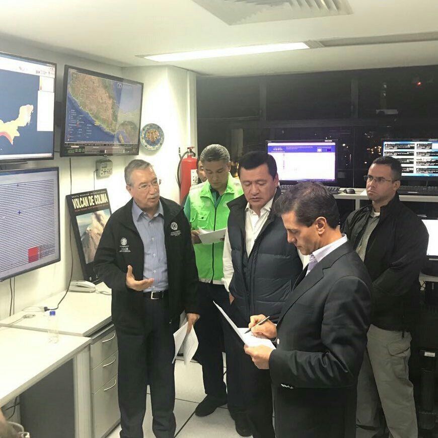 Peña Nieto encabeza evaluación de daños tras sismo - peña-nieto-sismo