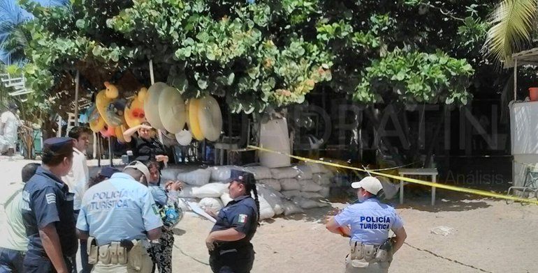 Acribillan a hombre en playa de Acapulco