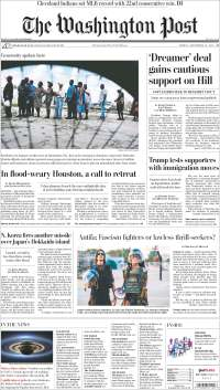 TLC, Irma y Trump en primeras planas - portadas-15-sept-wp