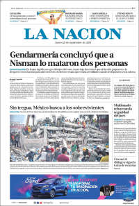 Sismo vuelva a acaparar las primeras planas de México y el mundo - portadas-21-sept-nacional