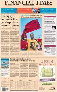 EPN, sismo y Trump en primeras planas - portadas-28-sept-financial