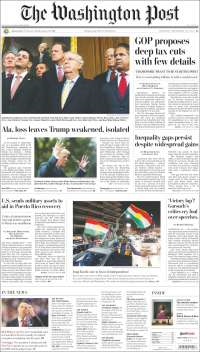 EPN, sismo y Trump en primeras planas - portadas-28-sept-twp