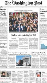 Colegio Enrique Rébsamen y Steve Scalise en primeras planas - portadas-29-sept-twp