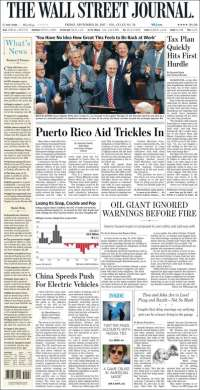 Colegio Enrique Rébsamen y Steve Scalise en primeras planas - portadas-29-sept-twsj