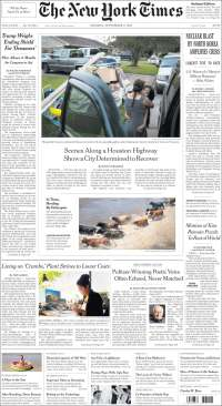 PRD y Corea del Norte en primeras planas - portadas-4-sept-nyt