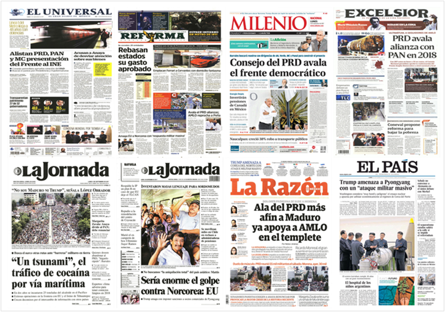 PRD y Corea del Norte en primeras planas