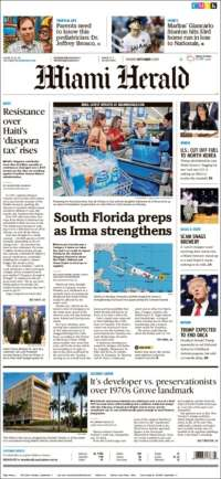 Cámara de Diputados y programa DACA en primeras planas - portadas-5-sept-miami-h