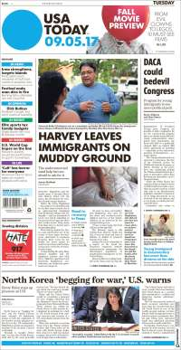 Cámara de Diputados y programa DACA en primeras planas - portadas-5-sept-usat