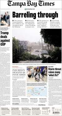 DACA y huracán Irma en primeras planas - portadas-7-sept-tampa