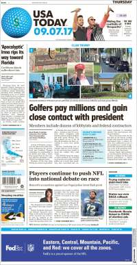 DACA y huracán Irma en primeras planas - portadas-7-sept-usat