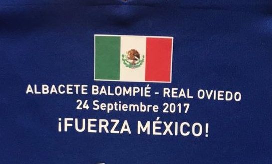 Real Oviedo apoya a damnificados por sismo en México