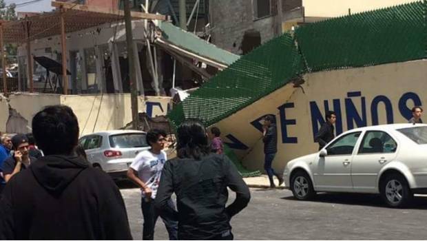 Momento del sismo en el Colegio Enrique Rébsamen Momento del sismo en el Colegio Enrique Rébsamen