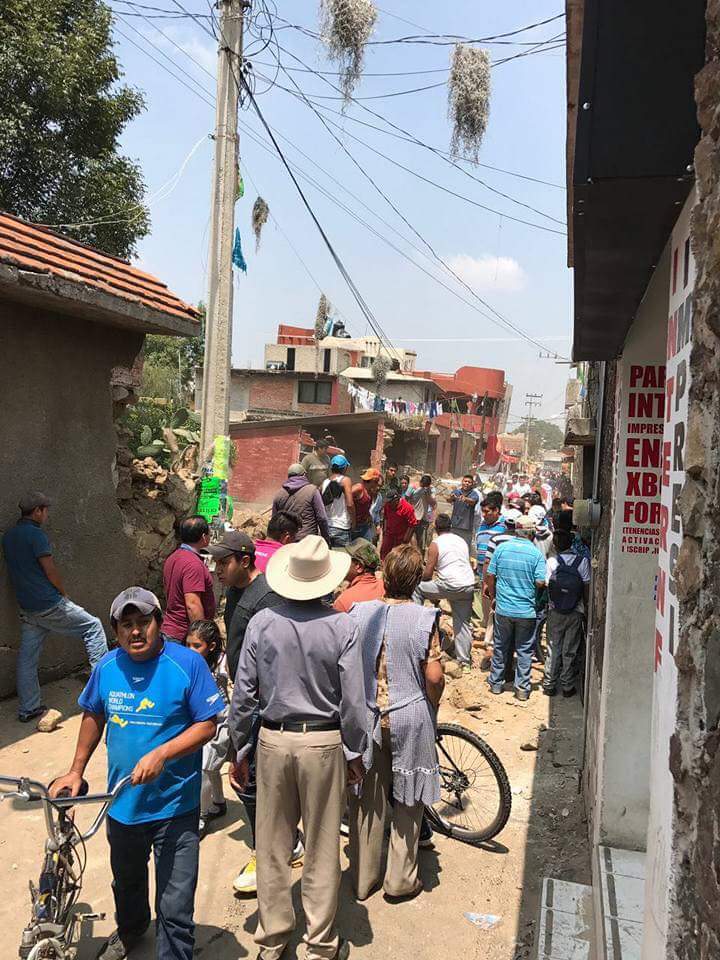Caos y destrucción en Xochimilco tras sismo - san-gregorio-3