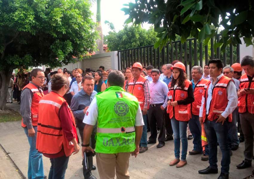 Suspenden simulacro del 19 de septiembre en Oaxaca