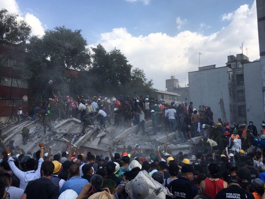 El papa Francisco destaca reacción de jóvenes ante sismo - sismo-ciudad-de-méxico-1024x768