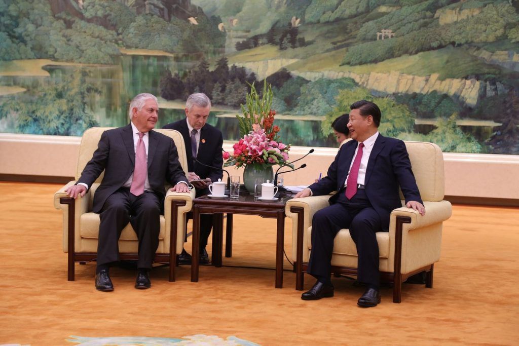 EE.UU. tiene canales de comunicación con Corea del Norte: Tillerson - tillerson-china-1024x683