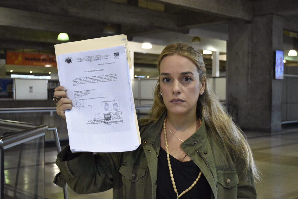 Gobierno de Venezuela impide viajar a Lilian Tintori