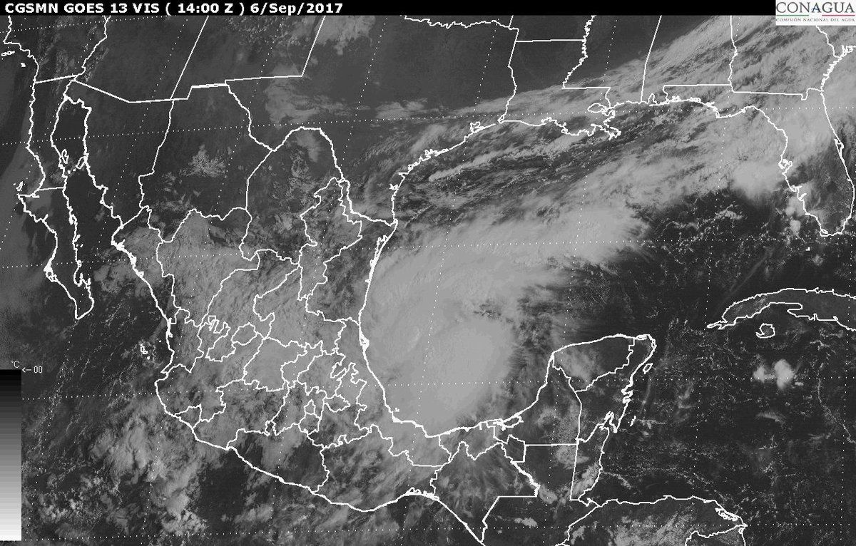 Alerta en costas de Tamaulipas y Veracruz por la tormenta Katia