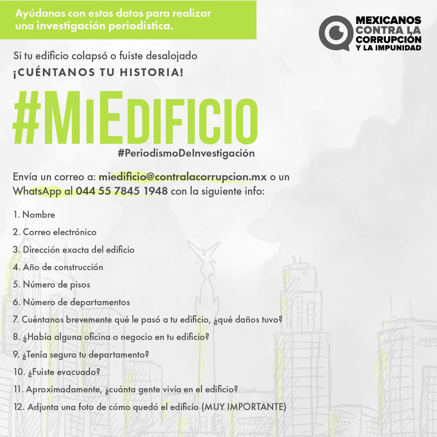 Solicitan información de edificios colapsados para investigación periodística - unnamed-1