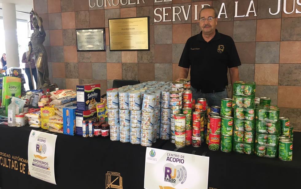 Chihuahua envía 30 toneladas de víveres a la Ciudad de México