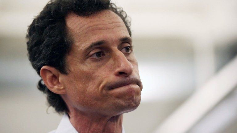 Dan 21 meses de cárcel a excongresista estadounidense por enviar pornografía a menor - weiner-q4-e1506359608788