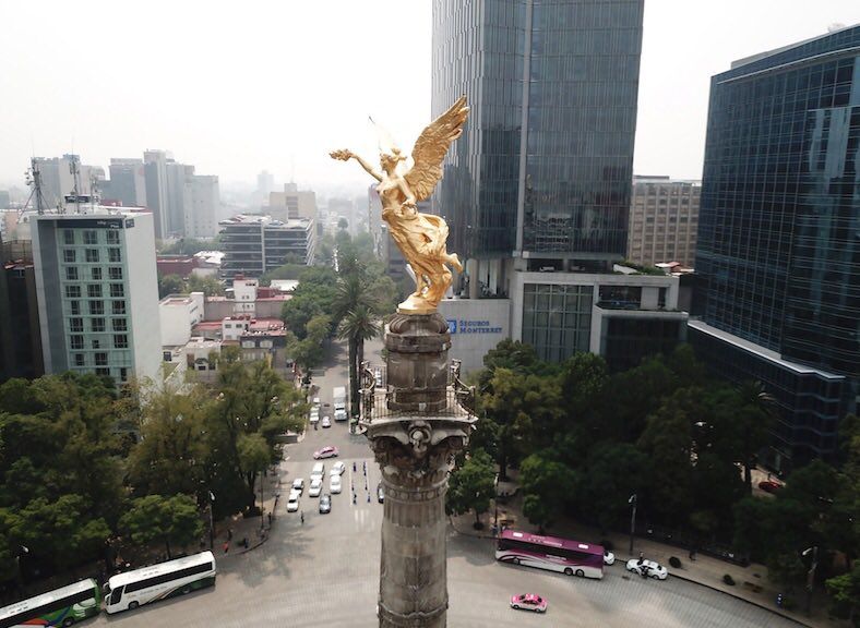 Ángel de la Independencia se encuentra estable: INBA - Ángel-de-la-independencia-2-@iNewsforkids