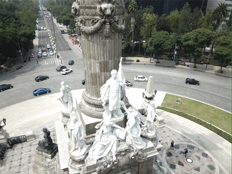 Ángel de la Independencia se encuentra estable: INBA - Ángel-de-la-independencia-4-@iNewsforkids
