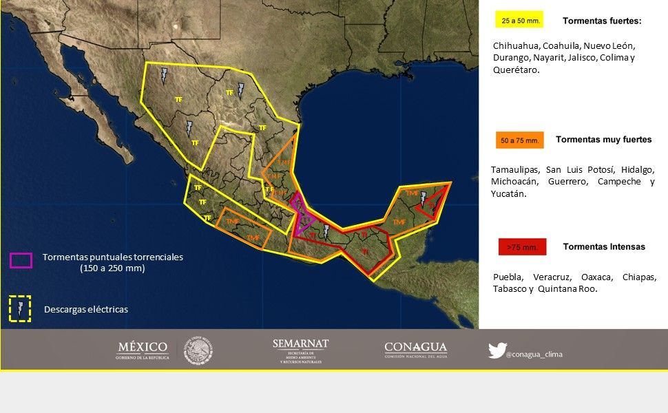 Bajarán las temperaturas en el norte, noreste y centro del país - 0110