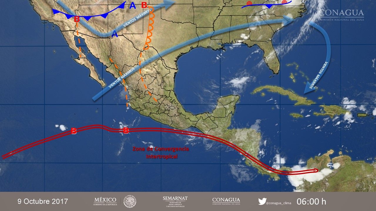 Lluvias abarcarán la mayor parte del país - 0910-3