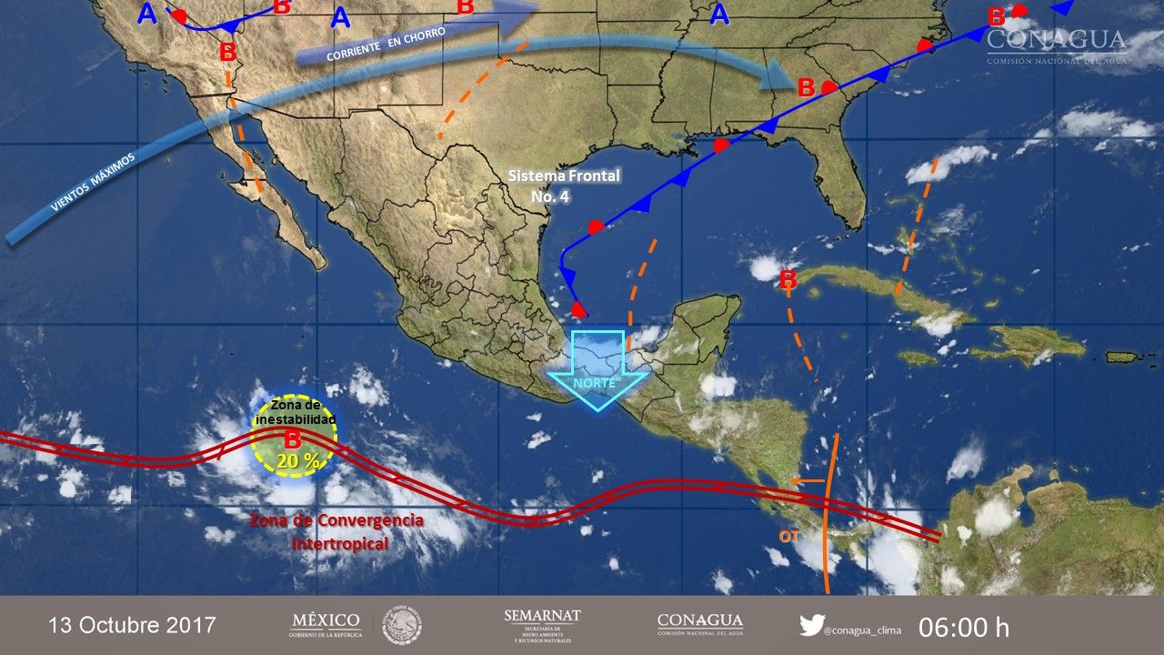 Frente frío 4 generará ambiente fresco en el gran parte del país - 1310-2