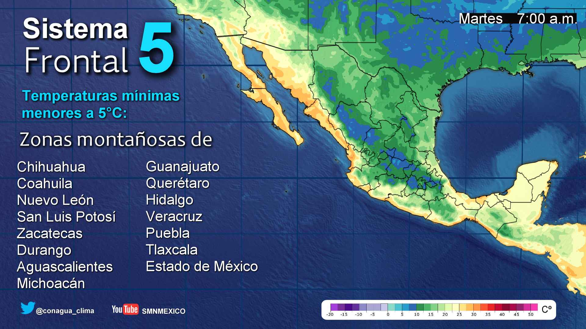 Continuará el ambiente frío en el norte, oriente y centro del país - 1710