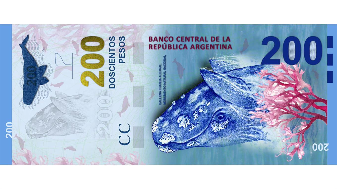 Estos son los mejores billetes y monedas de Latinoamérica - 200-pesos-argentina