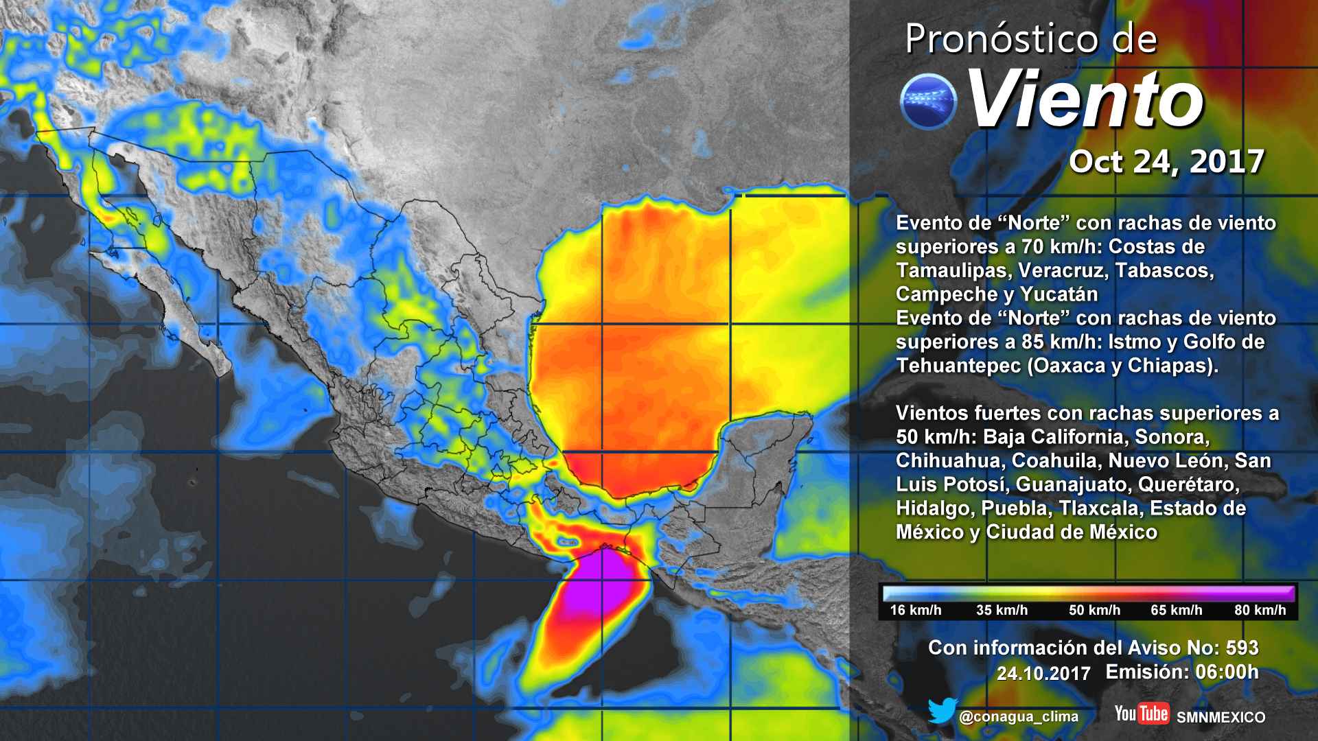 Disminuirán las temperaturas en varios estados del país - 2410