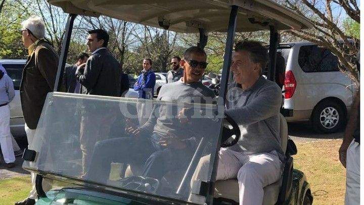 Obama juega golf con Macri durante visita a Argentina - Barack-Obama-y-Macri-Golf-5