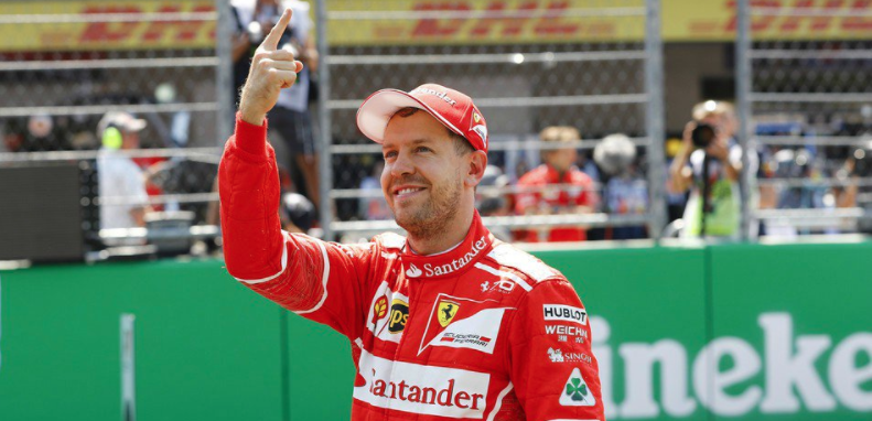 Vettel se lleva la pole y Checo saldrá décimo en el GP de México