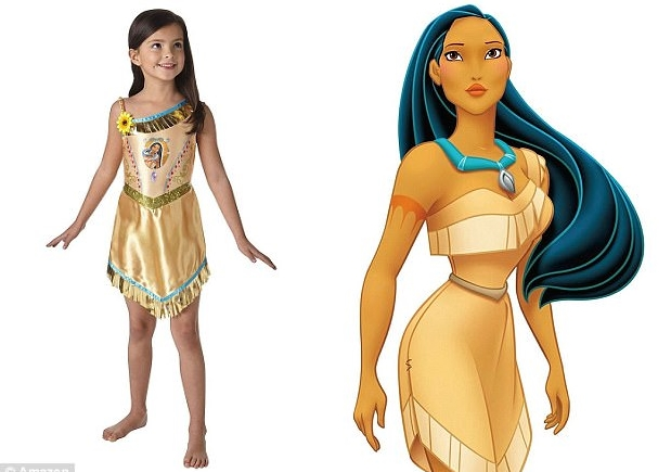 Activista califica como racista disfrazarse de personajes de otra cultura - Disfraz-Pocahontas-editado